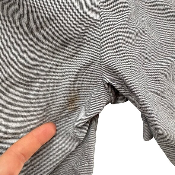 FJ Foot Joy Chino Shorts Mens Grey Flat Front Nylon Stretch 6" Size 32 - Picture 12 of 12